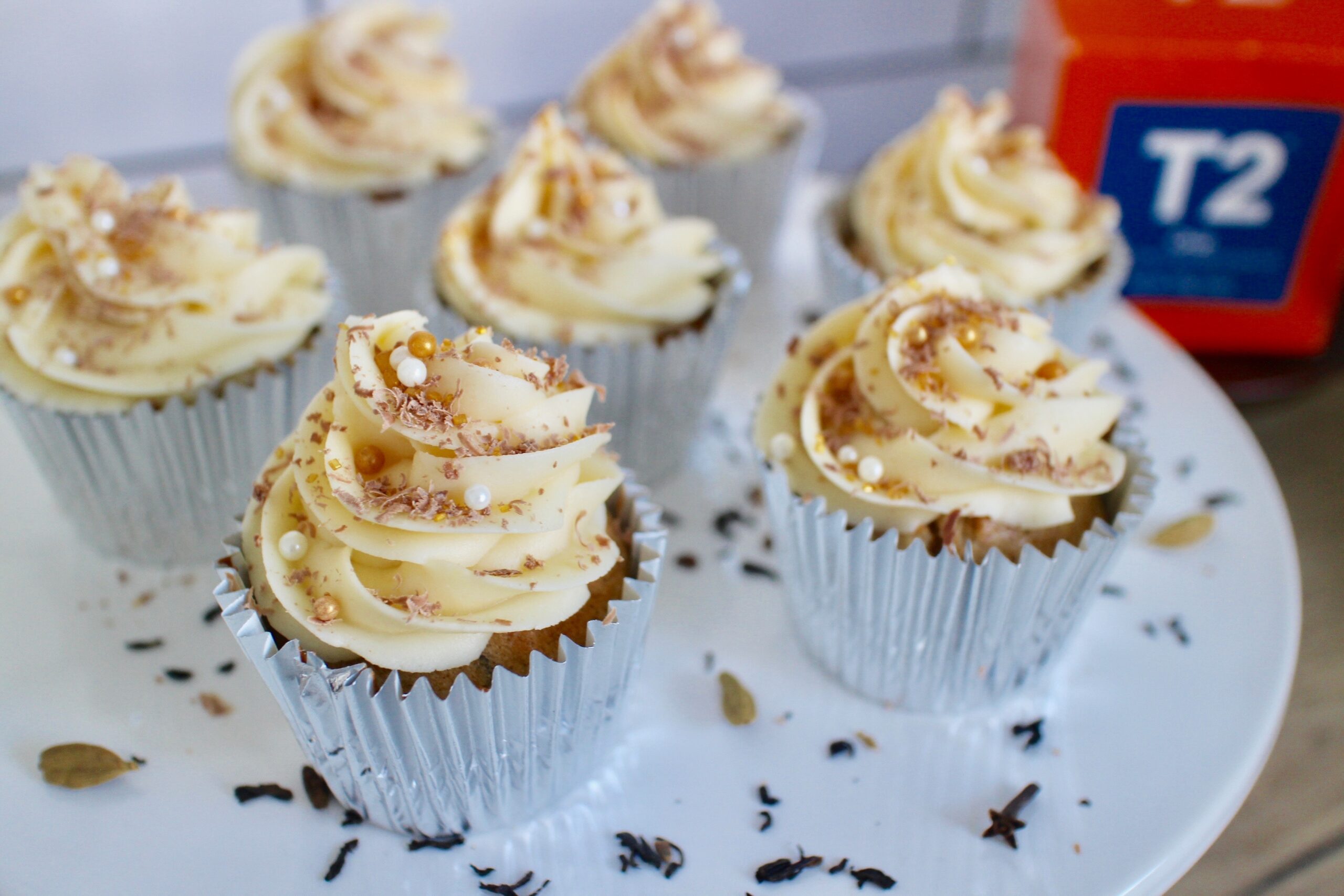 Cupcakes with buttercream frosting