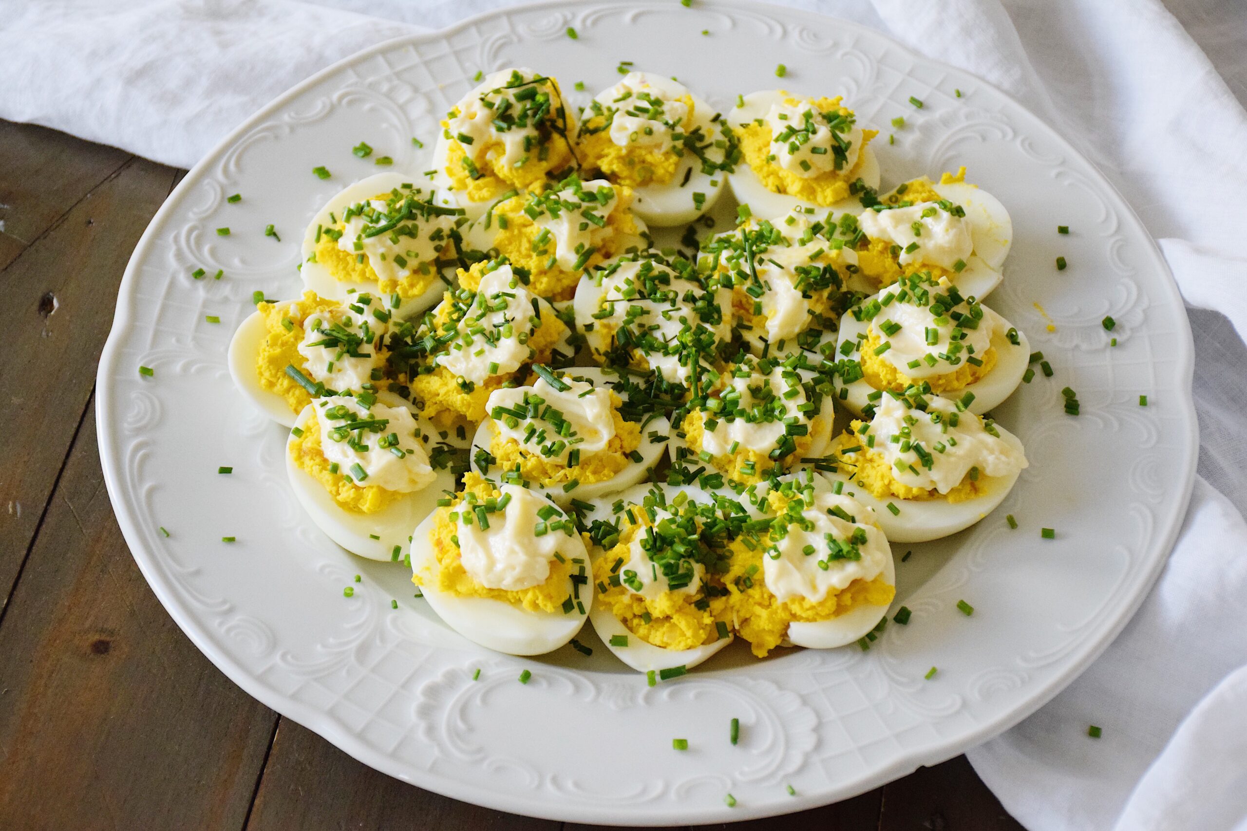 deviled eggs