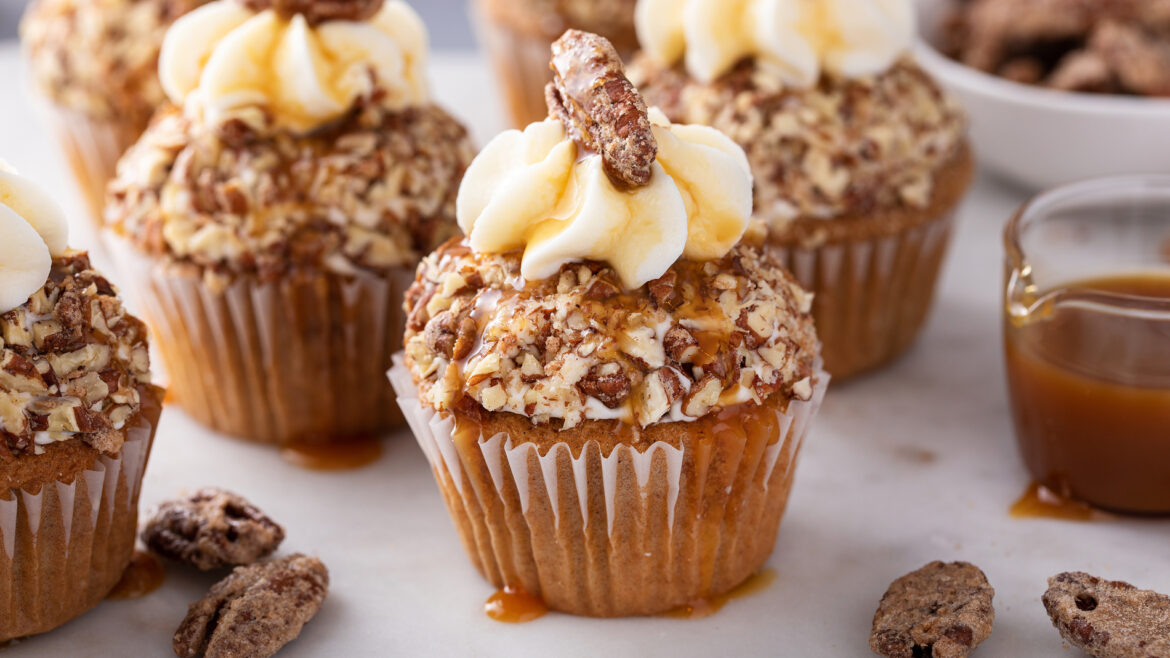 Maple Pecan Cupcake