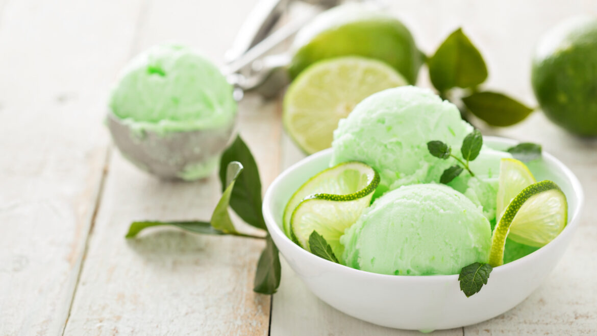 Lime sorbet