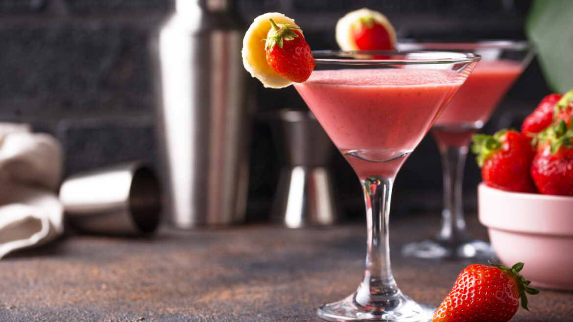 Chocolate-Covered Strawberry Martini