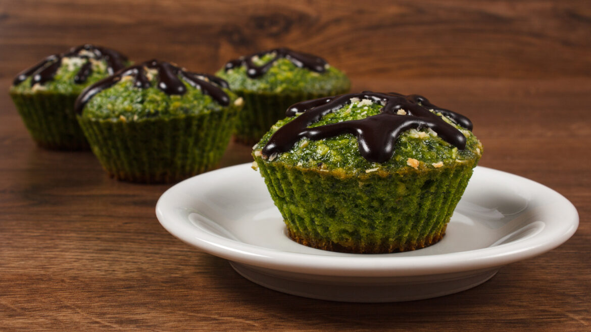 Banana Spinach Muffins