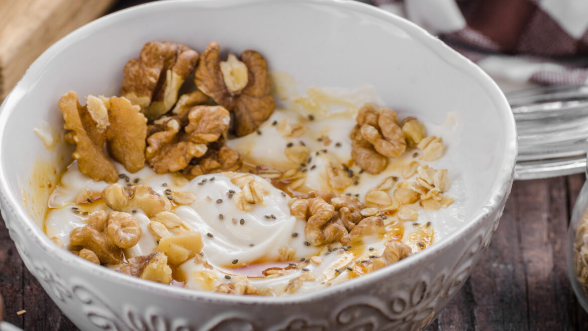 Greek Yogurt with Honey and Nuts