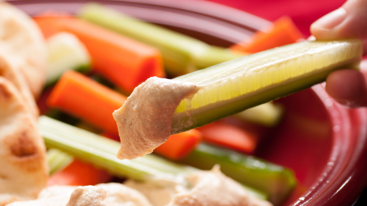 Hummus and Veggie Sticks