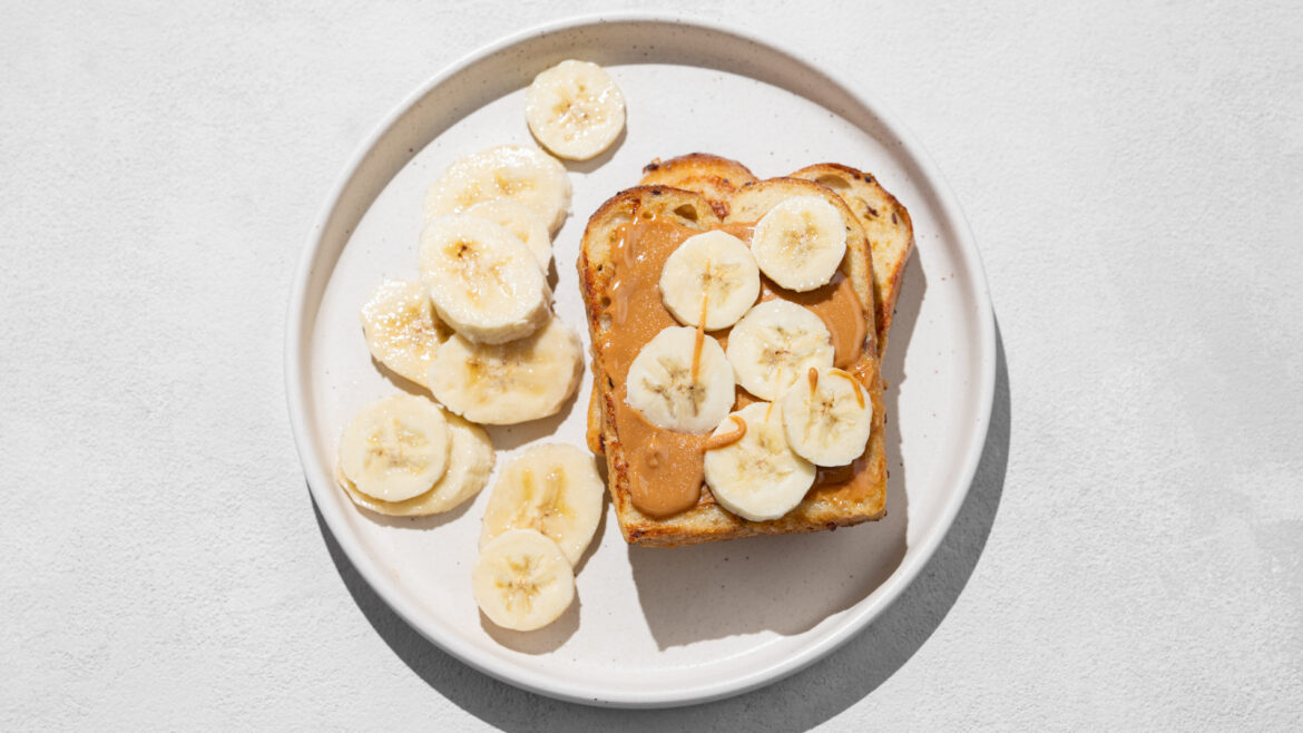 Peanut Butter and Banana Toast