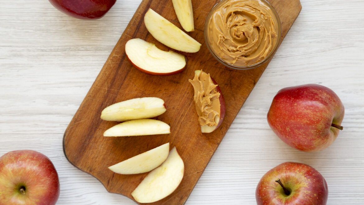 Apple Slices with Almond Butter