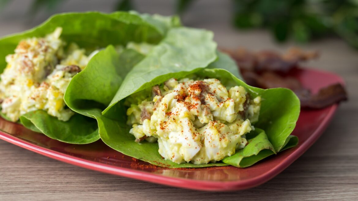 Egg Salad Lettuce Wraps