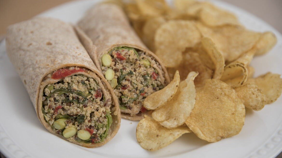 Veggie and Hummus Wrap