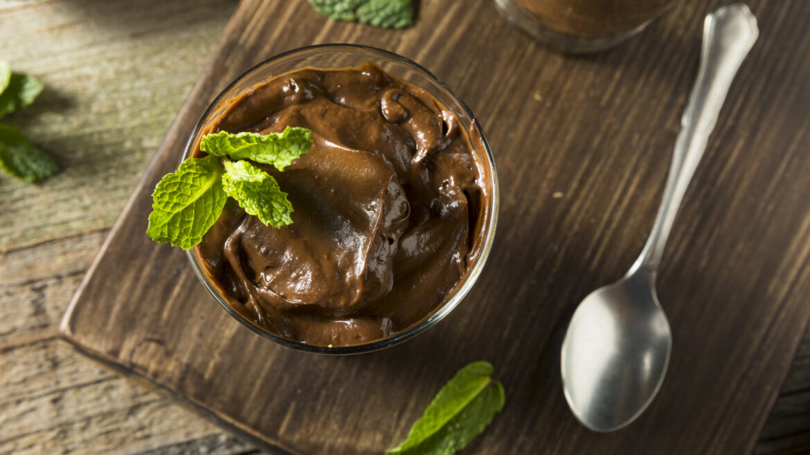 Mint Chocolate Pudding Cups