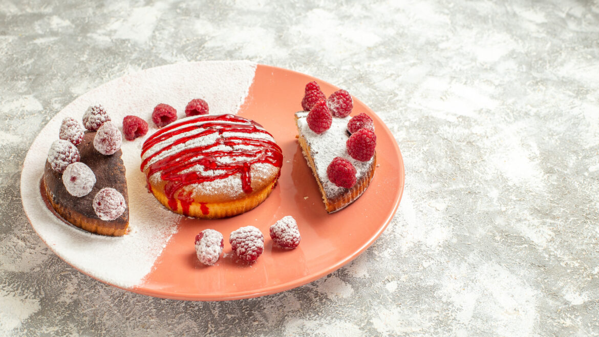 desserts in a plate