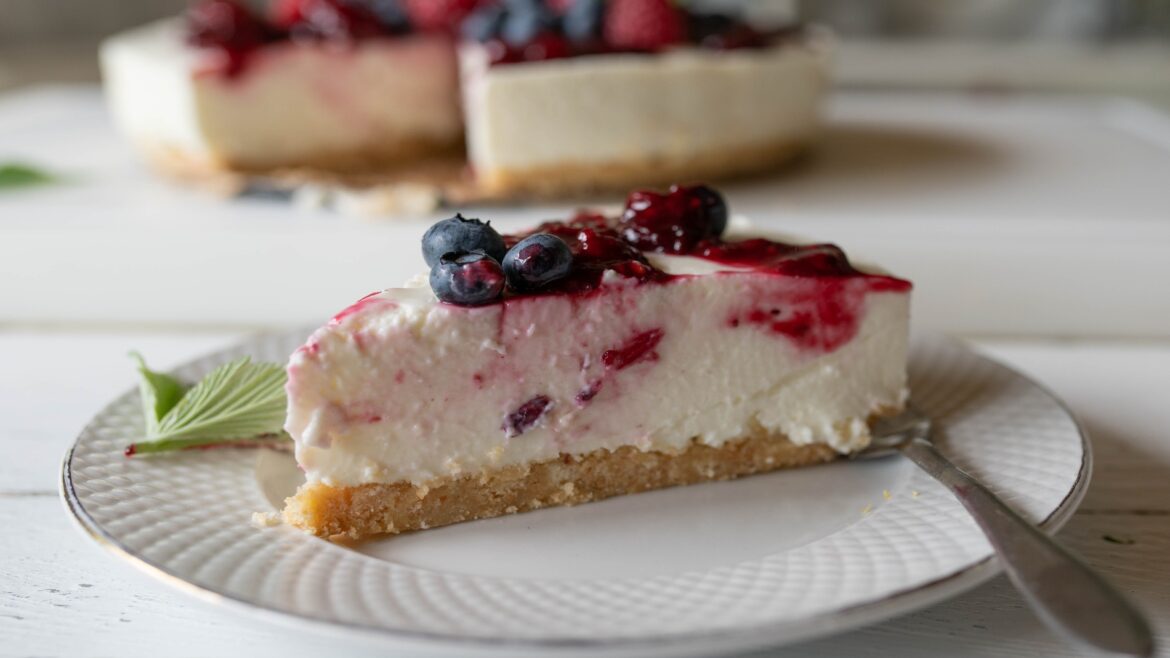 Blueberry cheesecake