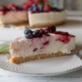 Blueberry cheesecake
