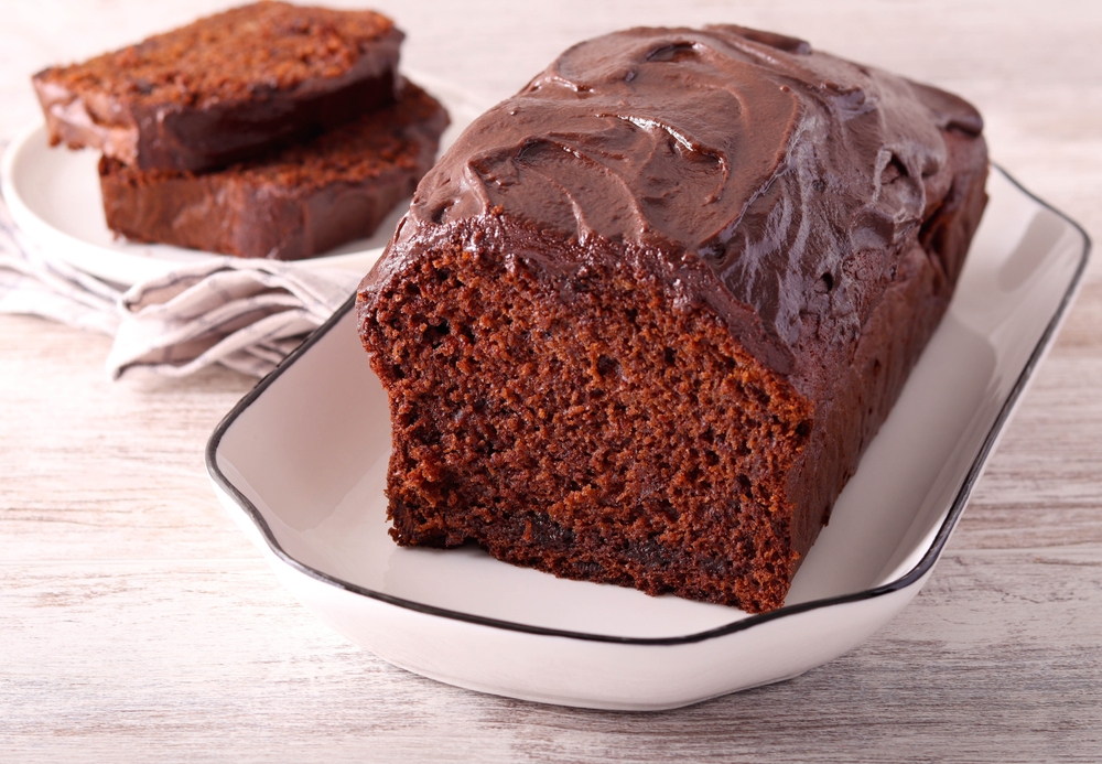 Dreamy Double Chocolate Loaf Cake with Nutella Glaze