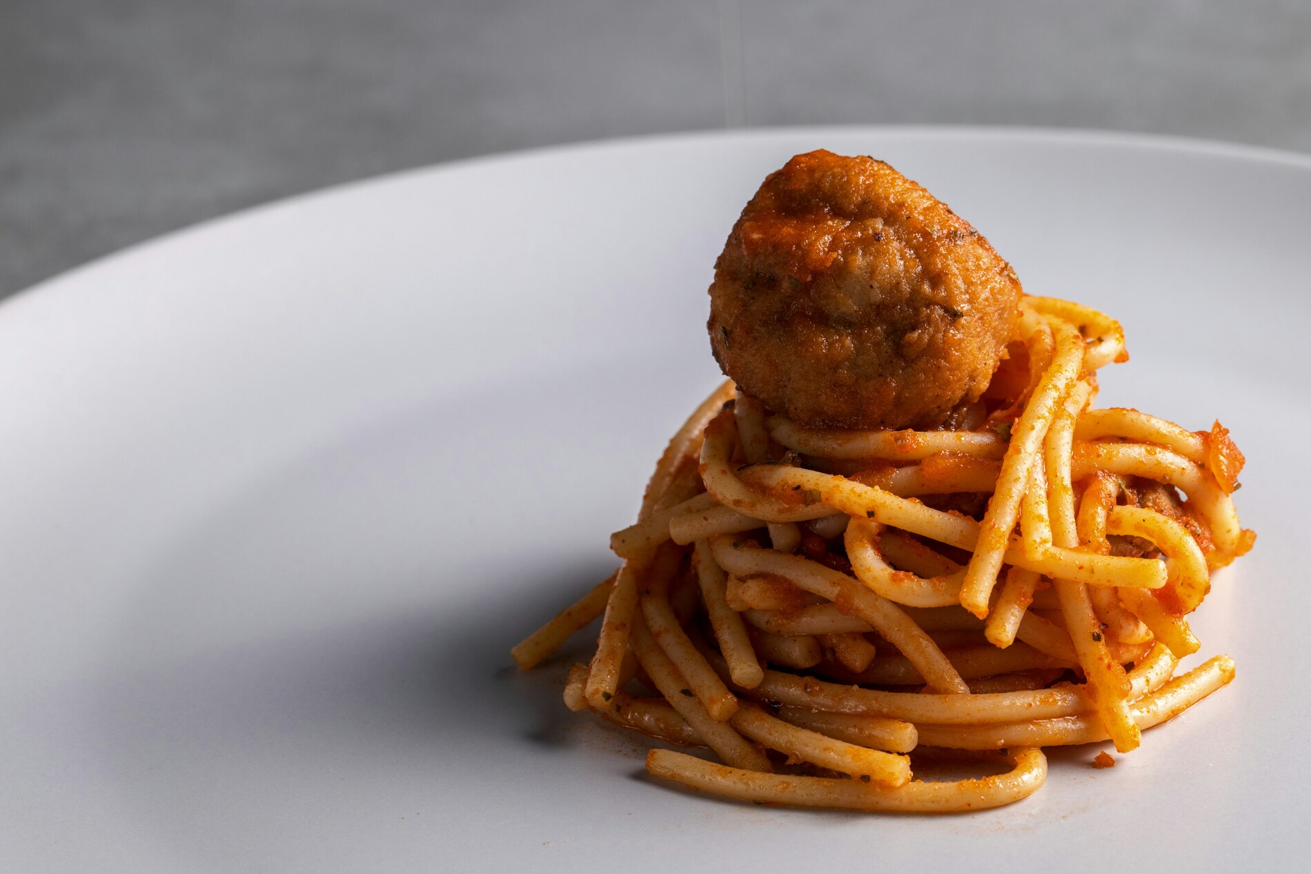 Spaghetti and meatballs