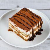 Cloud-Like No-Bake Tiramisu Cheesecake with Just Three Ingredients
