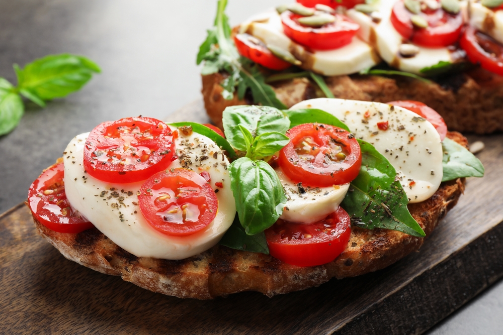 Caprese Stuffed Chicken Breast Sandwiches