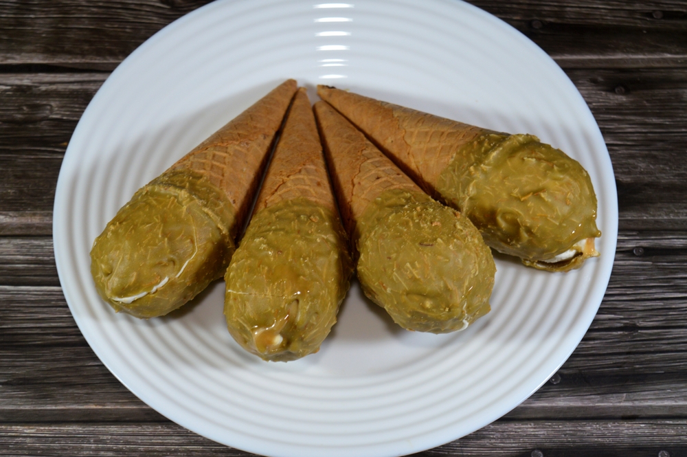Kunafa Ice Cream Cones