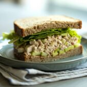 Crunchy Bang Bang Chicken Salad Sandwich You’ll Crave Every Lunch Break