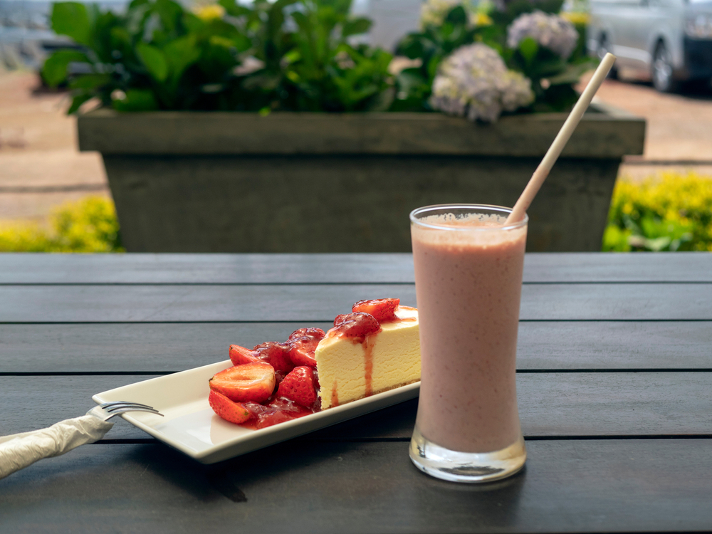 Strawberry Cheesecake Protein Shake