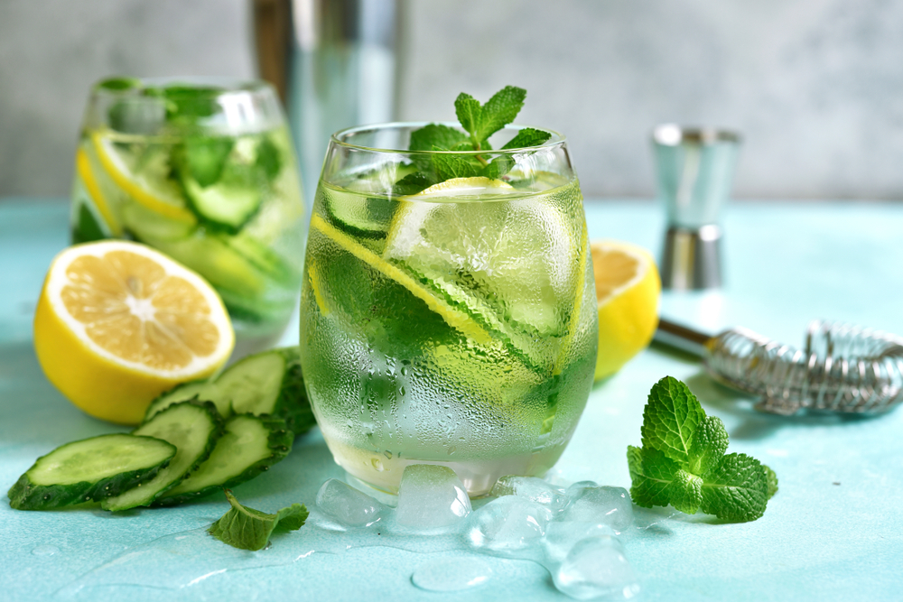 Sparkling Cucumber Lime Cooler