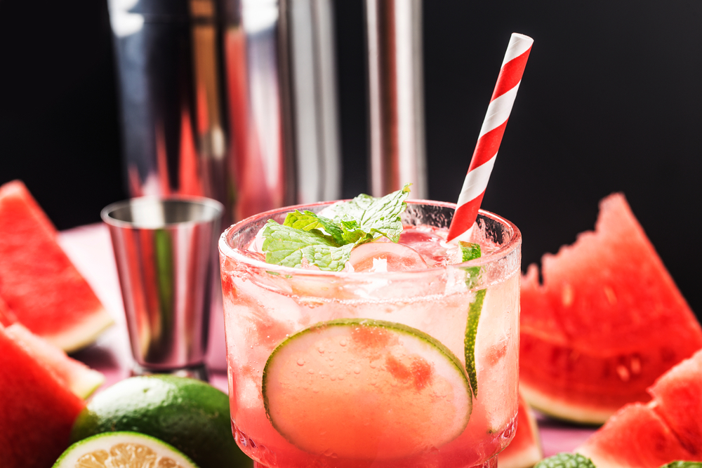 Watermelon Lime Sparkler