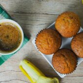 Banana Bread Latte Cupcakes With Espresso Buttercream