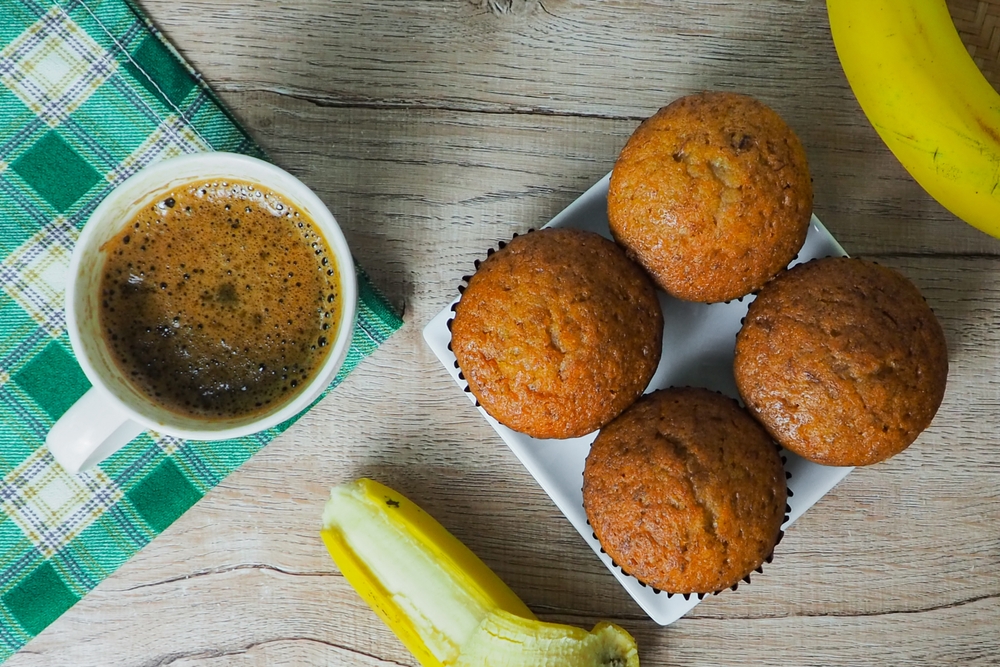 Banana Bread Latte Cupcakes With Espresso Buttercream